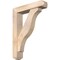 Ekena Millwork Funston Craftsman Smooth Bracket w/ Offset Brace, Douglas Fir, 5 1/2"W x 24"D x 32"H BKT0604X24X32FST04SDF - alternate 1